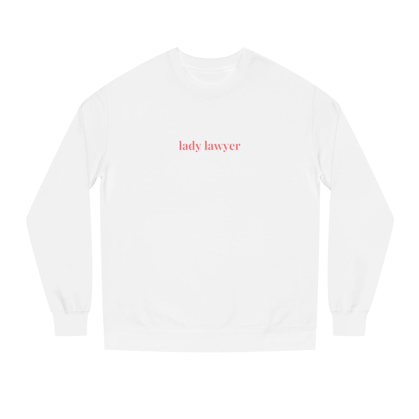 Lady Lawyer Crew Neck Sweatshirt, Trendy Law Apparel, Gift for Attorneys, Cozy Office Wear, Perfect for Legal Professionals