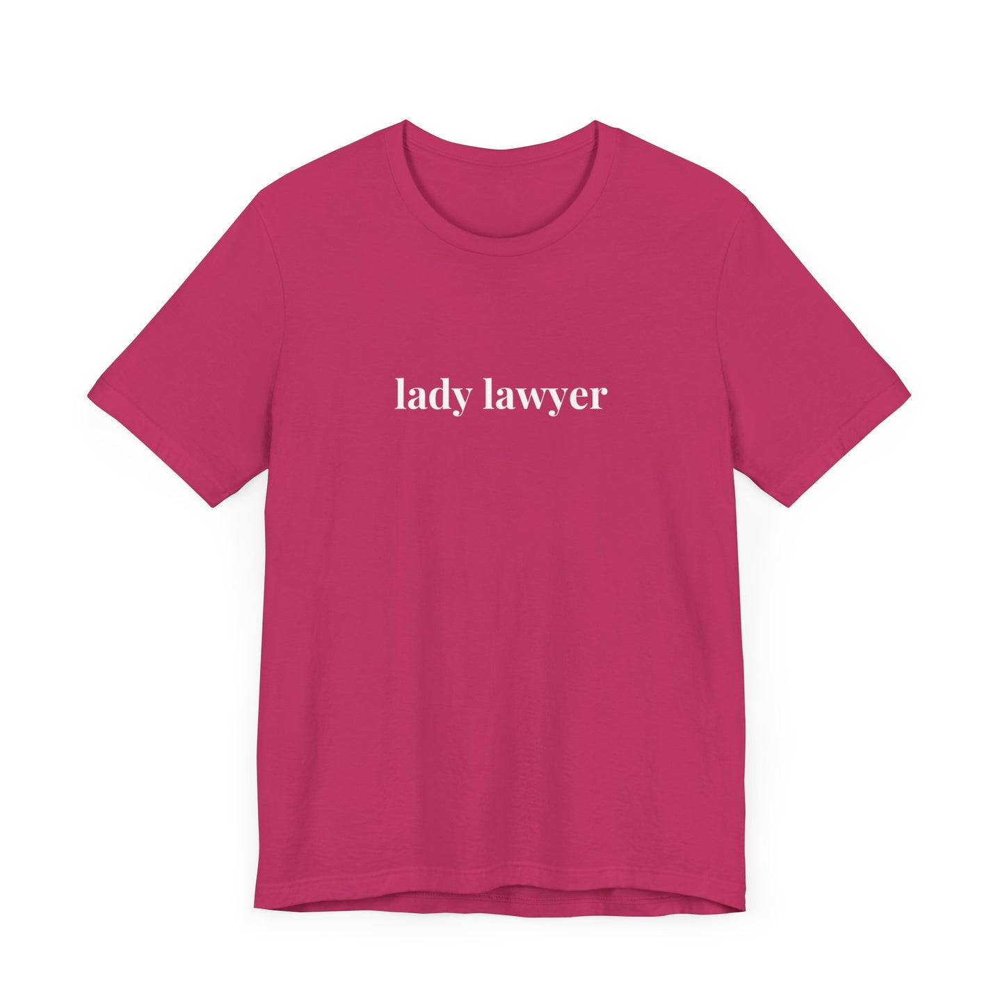 Lady Lawyer and Law Student Short Sleeve Tee, Casual T-Shirt for Everyday Wear, Perfect Gift for Law Students and Law School
