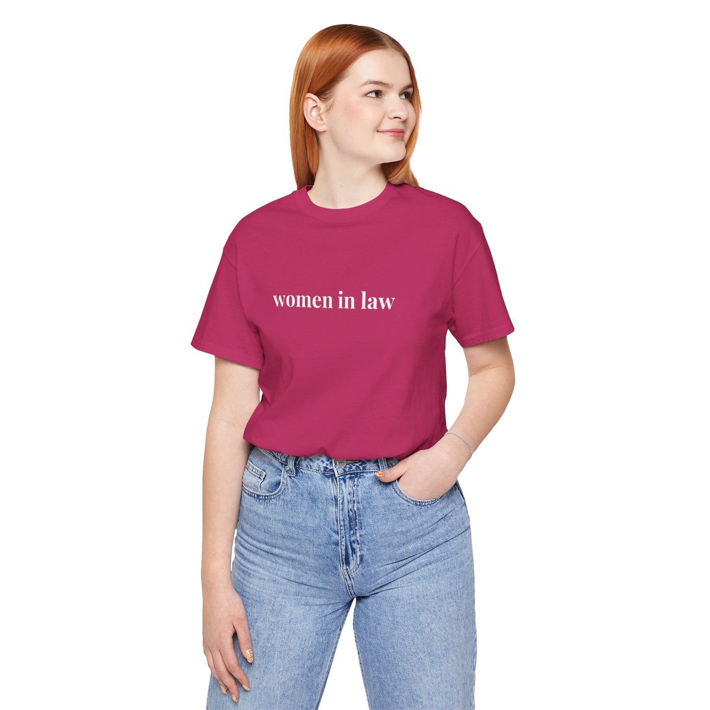 Women in Law Tee, Casual T-Shirt for Everyday Wear, Perfect Gift for Law Students and Law School