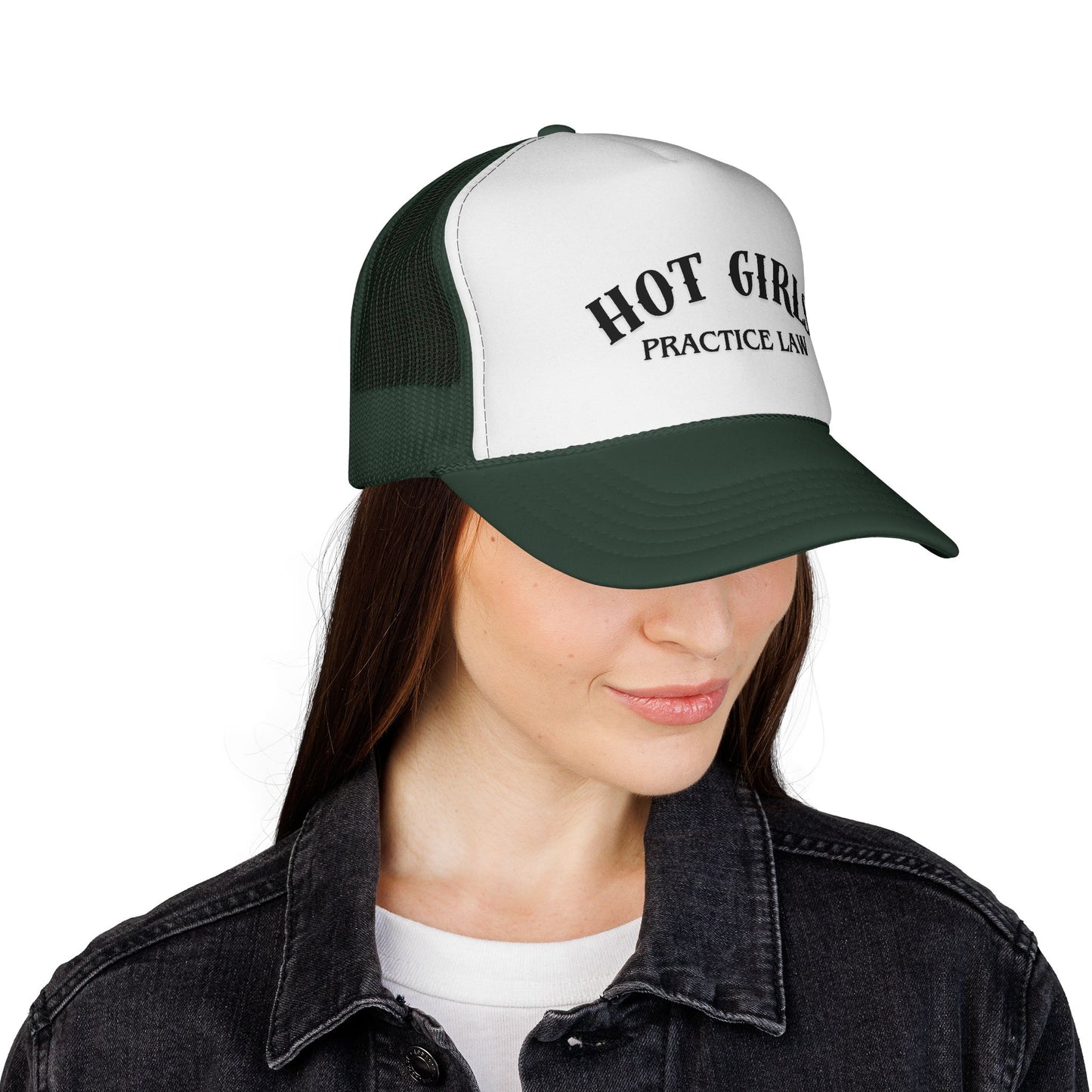 Hot Girls Practice Law Trucker Hat