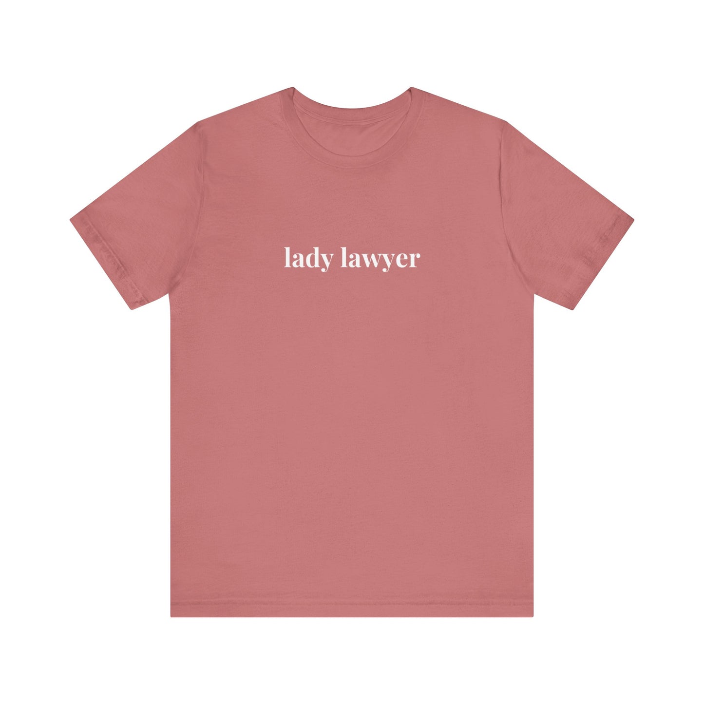 Lady Lawyer and Law Student Short Sleeve Tee, Casual T-Shirt for Everyday Wear, Perfect Gift for Law Students and Law School