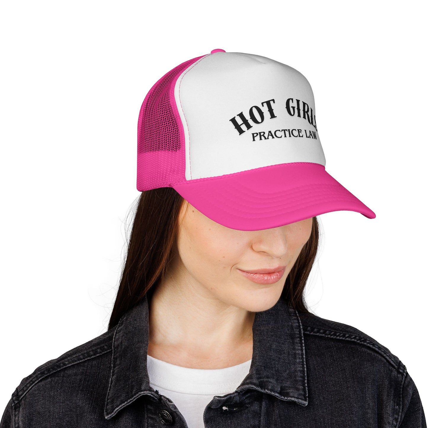 Hot Girls Practice Law Trucker Hat