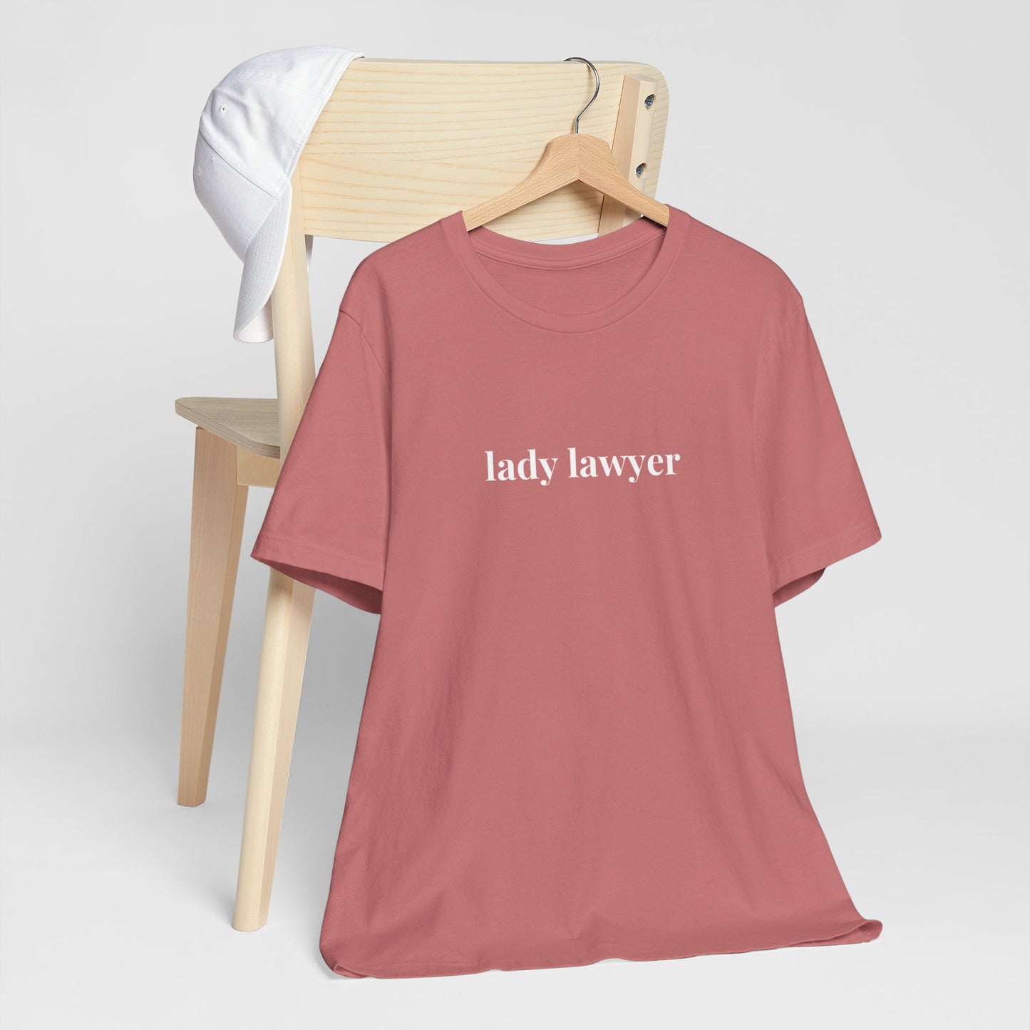 Lady Lawyer and Law Student Short Sleeve Tee, Casual T-Shirt for Everyday Wear, Perfect Gift for Law Students and Law School