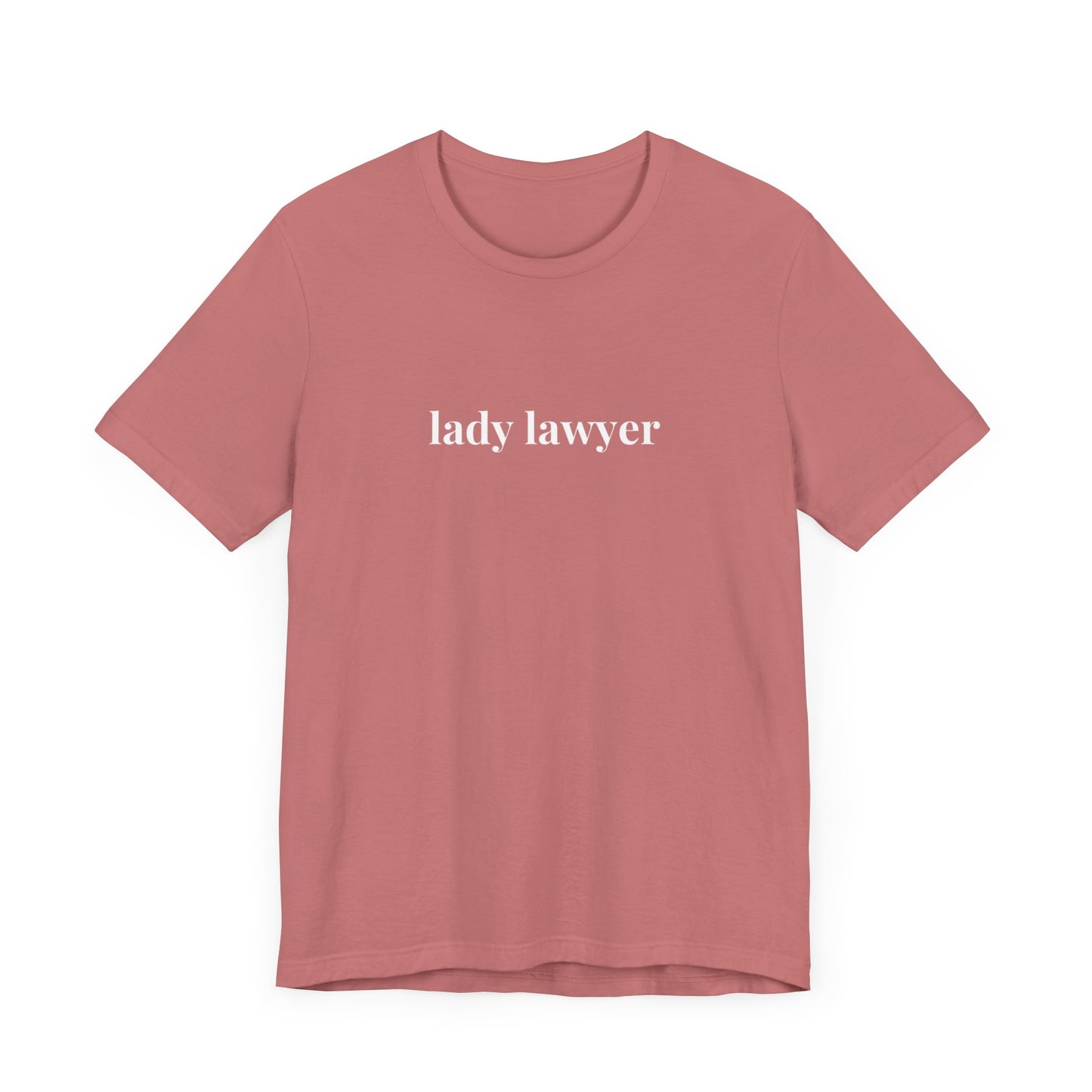 Lady Lawyer and Law Student Short Sleeve Tee, Casual T-Shirt for Everyday Wear, Perfect Gift for Law Students and Law School