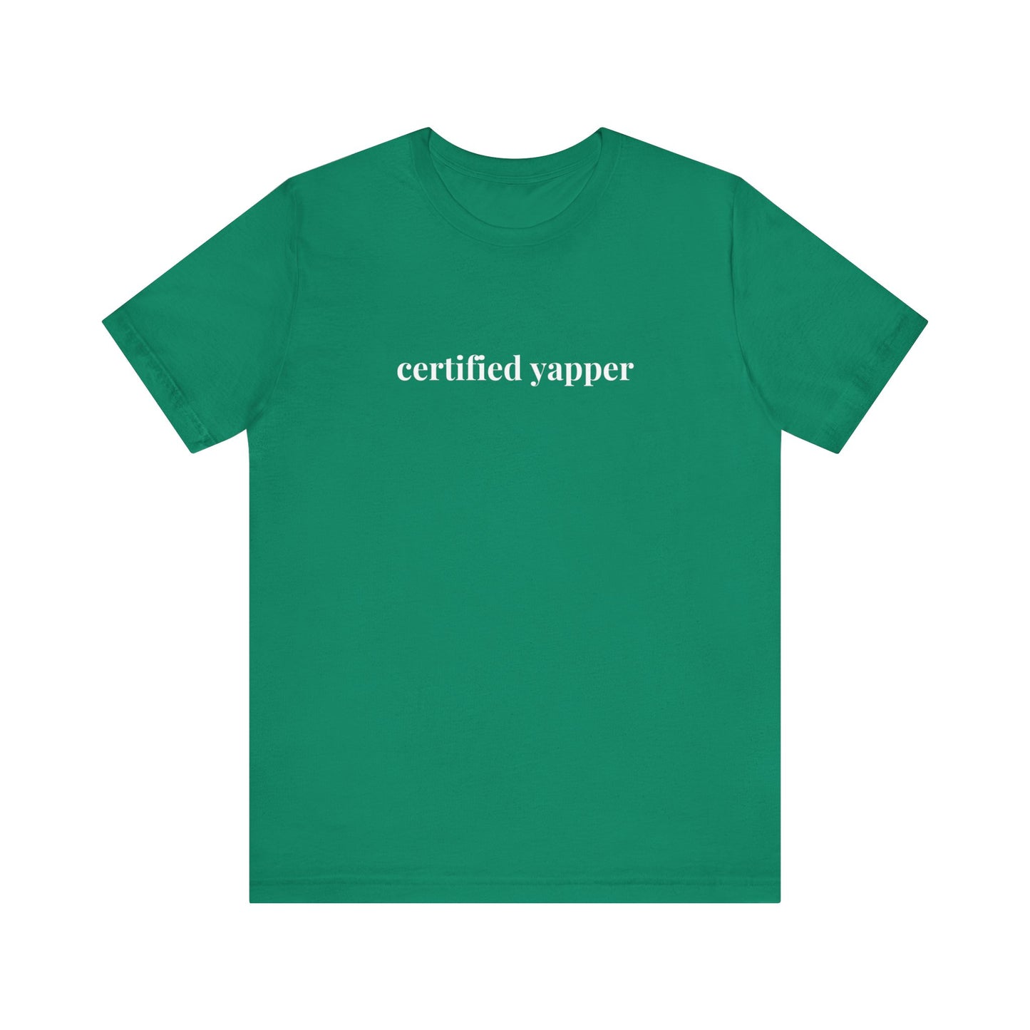 Certified Yapper Lady Lawyer and Law Student Short Sleeve Tee, Casual T-Shirt for Everyday Wear, Perfect Gift for Law Students and Law School