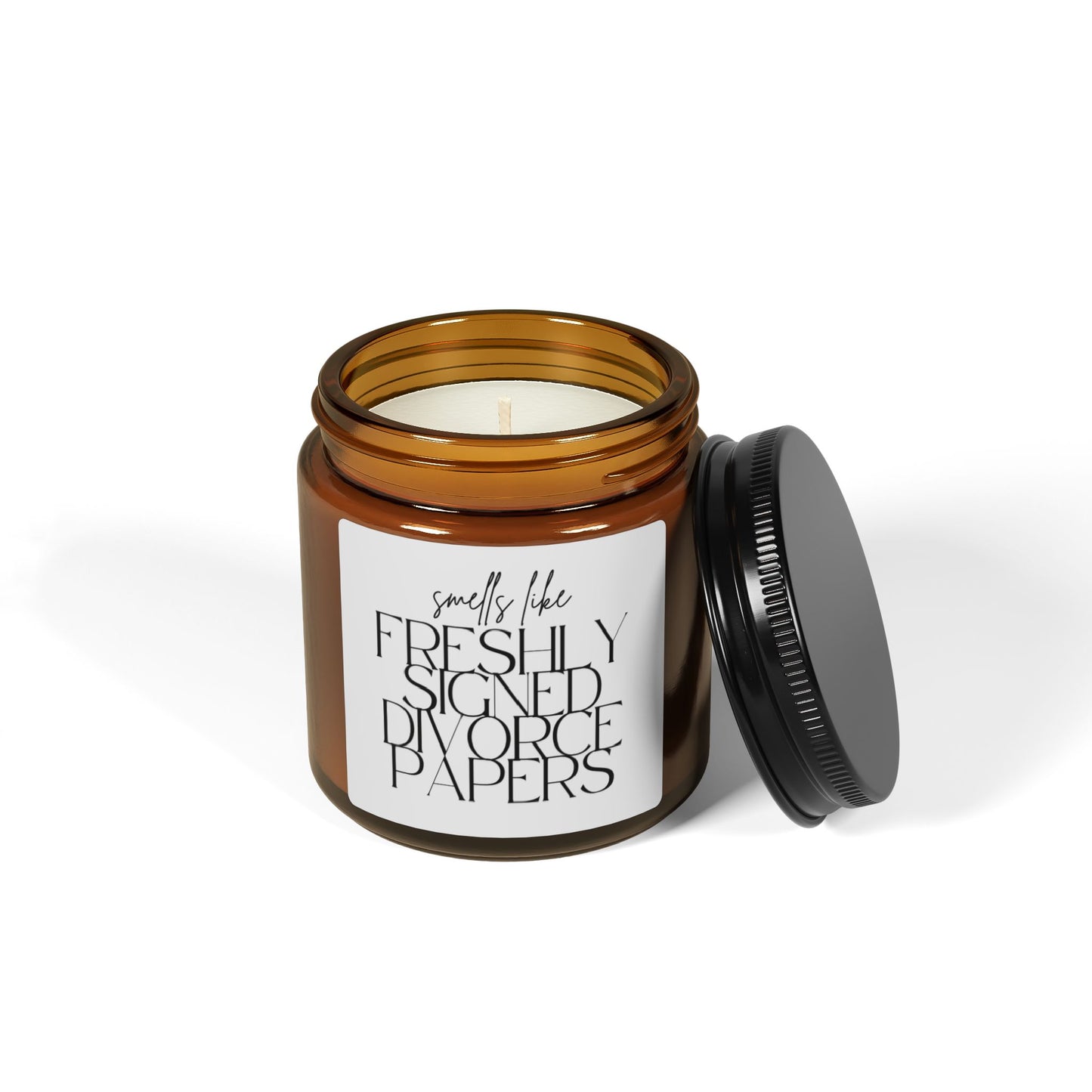 Smells Like Freshly Signed Divorce Papers, Funny Gift for Divorce Care Package, Home Decor, Unique Candle