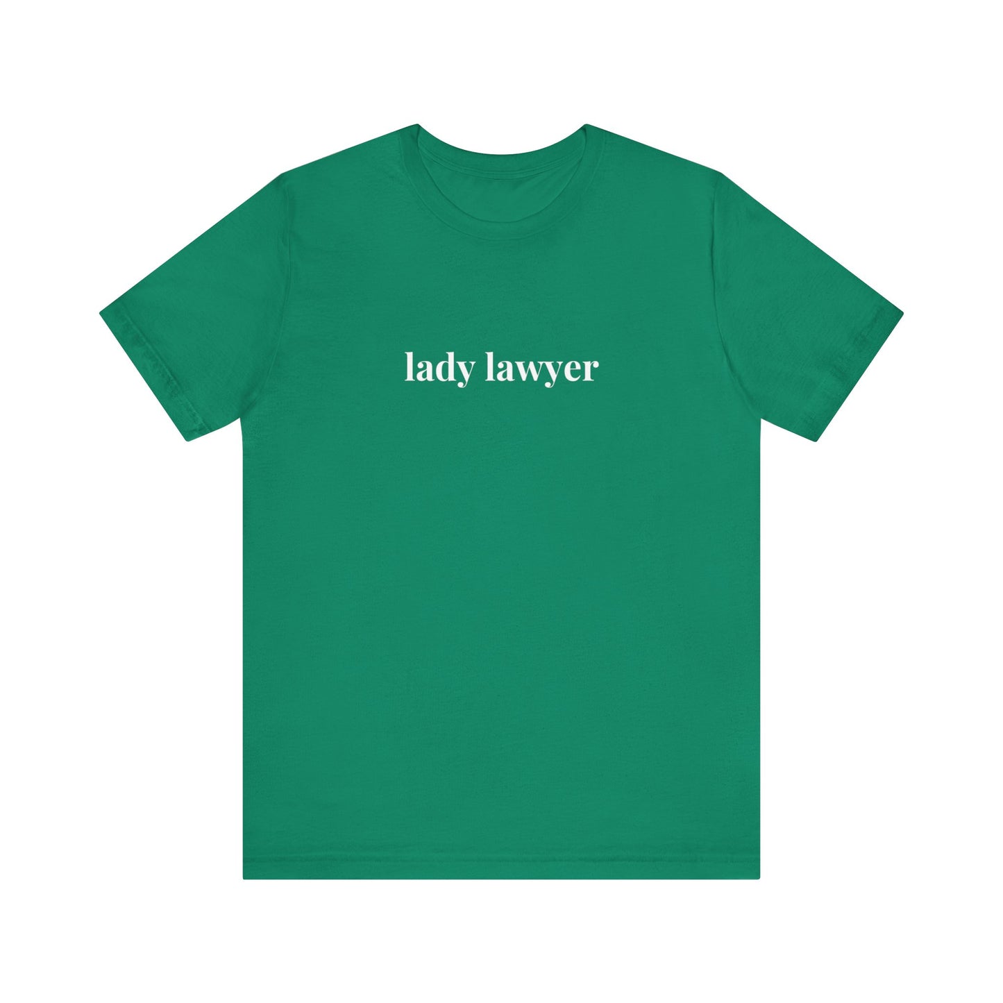 Lady Lawyer and Law Student Short Sleeve Tee, Casual T-Shirt for Everyday Wear, Perfect Gift for Law Students and Law School