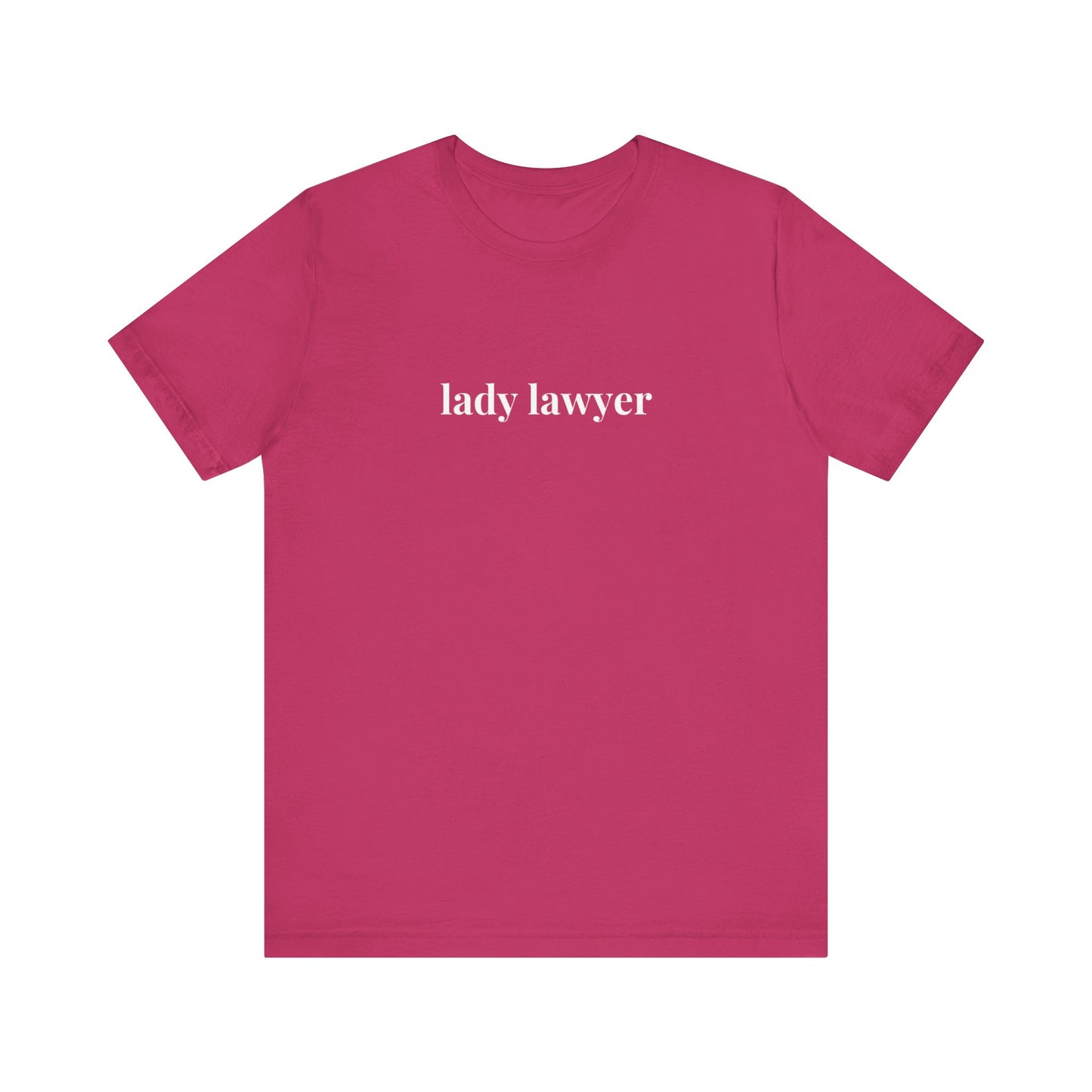 Lady Lawyer and Law Student Short Sleeve Tee, Casual T-Shirt for Everyday Wear, Perfect Gift for Law Students and Law School